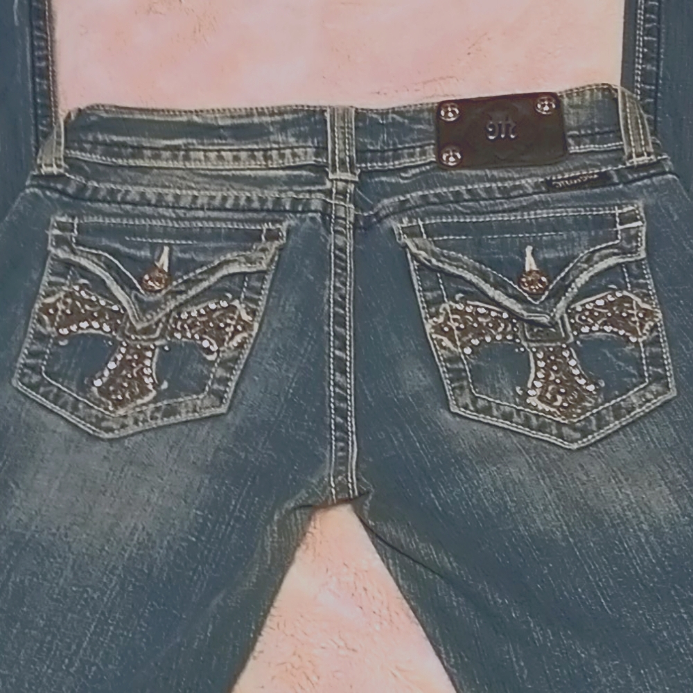 Miss Me French Empire Cross Jeans